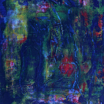 Painting titled "BLEU N°3" by José Bosch, Original Artwork, Acrylic