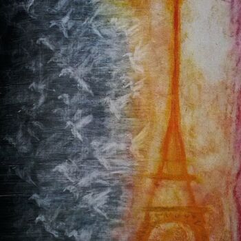 「parfois quand frapp…」というタイトルの絵画 Francisco  Duart Mendesによって, オリジナルのアートワーク, インク