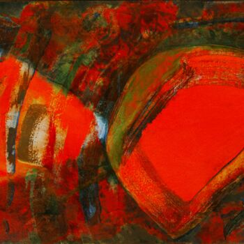 Pintura intitulada "Hespérides" por Philippe Casaubon, Obras de arte originais, Óleo