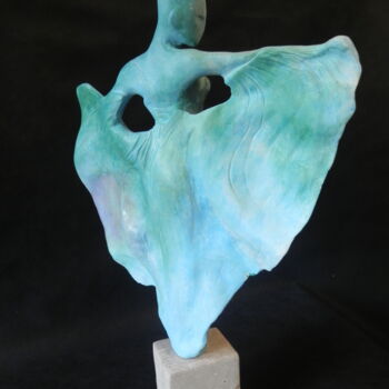 Sculpture intitulée "voile d'un jour" par Valerie Barrault, Œuvre d'art originale