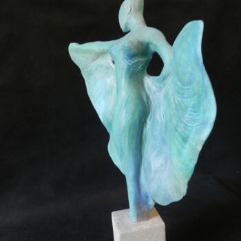 Sculpture intitulée "voile d'un jour" par Valerie Barrault, Œuvre d'art originale