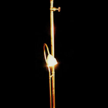 Sculpture titled "Lampadaire halogène…" by Noart, Original Artwork