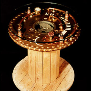 Sculpture titled "Table basse Touret" by Noart, Original Artwork