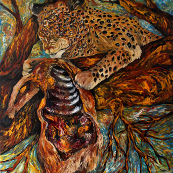 Peinture intitulée "De Divinatione" par Patrick Jannin, Œuvre d'art originale, Acrylique Monté sur Châssis en bois