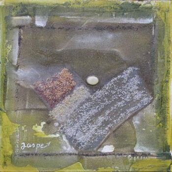 Pintura titulada "SiO2-03" por Anne-Michelle Vrillet (Mina), Obra de arte original, Oleo