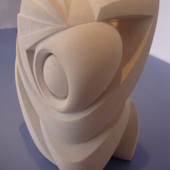 Sculpture intitulée "Triangles de cœurs…" par Frédéric Letrun, Œuvre d'art originale, Pierre