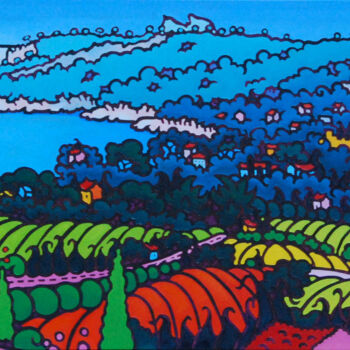 Peinture intitulée ""Domaine du Paterne…" par Gwendoline Pieters, Œuvre d'art originale, Huile