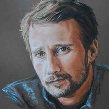 Dessin intitulée "Matthias" par Andromaque, Œuvre d'art originale, Pastel