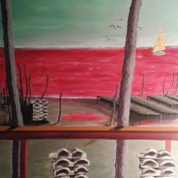 Painting titled "FANTAISIE CLIMATIQUE" by Alain Berthier, Original Artwork