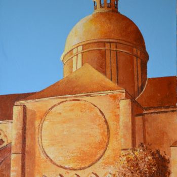 Ζωγραφική με τίτλο "DOME" από Stephanie Ledroit, Αυθεντικά έργα τέχνης, Ακρυλικό