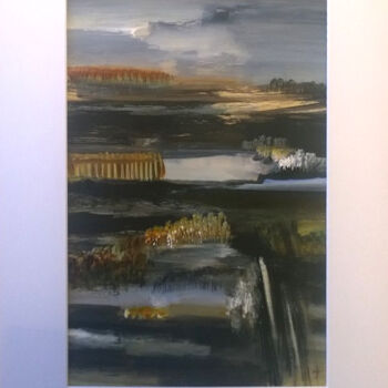 "Sur les cinq heures" başlıklı Tablo Muriel Cayet tarafından, Orijinal sanat, Akrilik