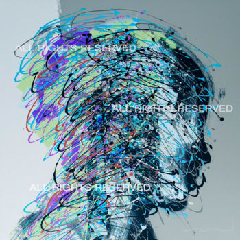 Arte digital titulada "Grey Essence" por Jose Resco, Obra de arte original