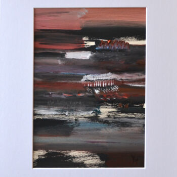 Peinture intitulée "Le jour s'ombre de…" par Muriel Cayet, Œuvre d'art originale, Acrylique