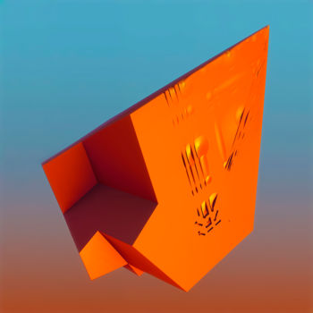 Arte digitale intitolato "B_25" da Yves Molina, Opera d'arte originale, Pittura digitale