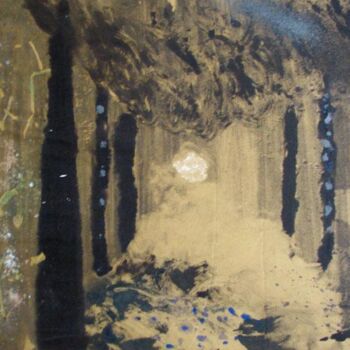 Painting titled "Gruebe 2" by Rob Arbouw, Original Artwork, Oil