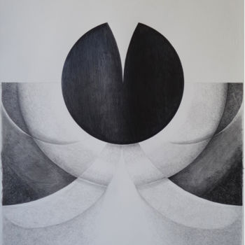 Drawing titled "Tres Elementos una…" by Enrique Etievan, Original Artwork, Graphite