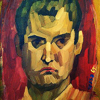Ζωγραφική με τίτλο "Le portrait" από Slobodan Spasojevic (Spaki), Αυθεντικά έργα τέχνης, Λάδι