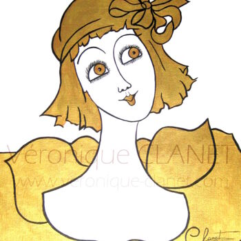 Painting titled "Pascaline" by Véronique Clanet, Original Artwork, Acrylic
