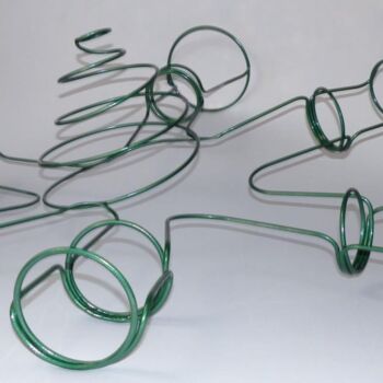 Sculpture intitulée "coccosphere métalli…" par Etienne Frouin (E9 Inertion), Œuvre d'art originale, Métaux