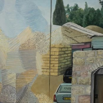 「Hillel Street Jerus…」というタイトルの絵画 Sebastian Olivier Burckhardtによって, オリジナルのアートワーク, アクリル