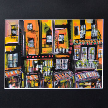 Painting titled "Colore mercato" by Muriel Cayet, Original Artwork