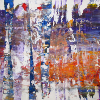 Painting titled "Sun #1 - Original W…" by Dmitri Matkovsky, Original Artwork, Acrylic