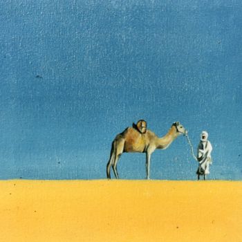 Painting titled "L'attesa (particola…" by Guido Mannini, Original Artwork, Oil