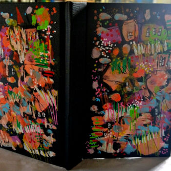 Peinture intitulée "Carnet de croquis A…" par Muriel Cayet, Œuvre d'art originale, Acrylique