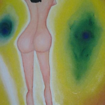 绘画 标题为“nudo e basta” 由Arduino Rossi, 原创艺术品, 丙烯 安装在木质担架架上