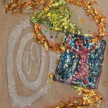 Painting titled "Tableau : Cantatrice" by Koutsandréou Georges, Original Artwork, Other