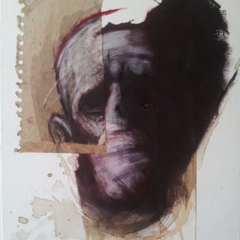 제목이 "PORTRAIT IMAGINAIRE…"인 미술작품 Claude Duvauchelle로, 원작, 아크릴