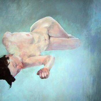 Painting titled "Apesanteur 1" by Mathieu Weemaels, Original Artwork