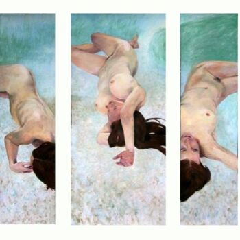 Peinture intitulée "Apesanteur 3" par Mathieu Weemaels, Œuvre d'art originale