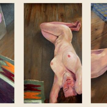Painting titled "Andrea" by Mathieu Weemaels, Original Artwork