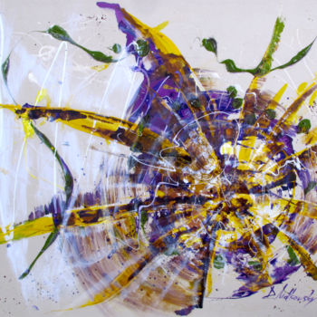Painting titled "Don't curse the dar…" by Dmitri Matkovsky, Original Artwork, Acrylic