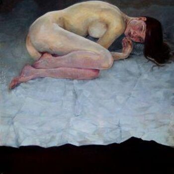 Peinture intitulée "protège moi" par Mathieu Weemaels, Œuvre d'art originale