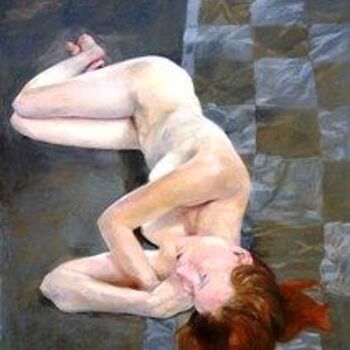 Peinture intitulée "douceur de la nuit" par Mathieu Weemaels, Œuvre d'art originale