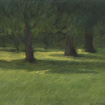 Peinture intitulée "paysage 1" par Mathieu Weemaels, Œuvre d'art originale