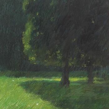 Peinture intitulée "paysage 4" par Mathieu Weemaels, Œuvre d'art originale
