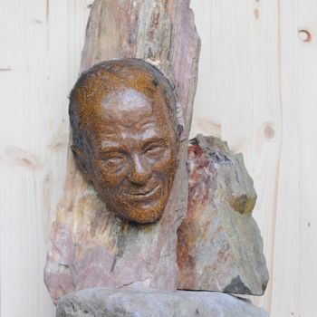 Sculpture titled "Souris / Uśmiech" by Aleksandra Kann-Bogomilska, Original Artwork, Ceramics