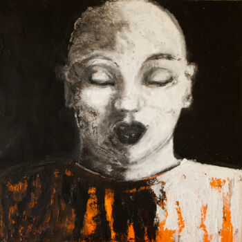 Painting titled "complementaire-80x8…" by Christine Vannier, Original Artwork