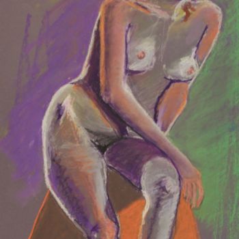 Dessin intitulée "N°364  Moravagine" par R. Cavalié, Œuvre d'art originale, Pastel