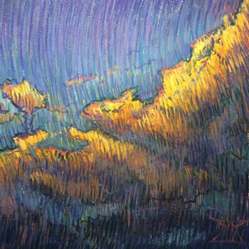 제목이 "Looking At The Clou…"인 미술작품 Krzysztof Kargol로, 원작, 파스텔