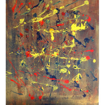 Peinture intitulée "AM STRAM GRAM" par Grafi, Œuvre d'art originale, Acrylique Monté sur Châssis en bois