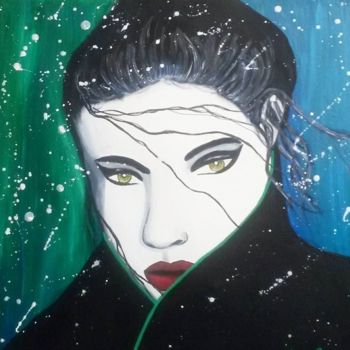 Peinture intitulée "ENORA - dans-la-tem…" par Mcerea, Œuvre d'art originale, Acrylique