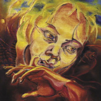 Painting titled "Emotion. 21 Novembe…" by Dea Lieotto, Original Artwork, Oil