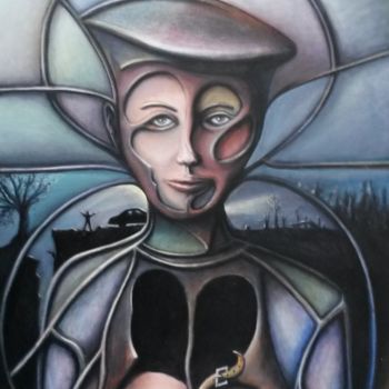 Painting titled "Free capture" by Pascal Van Der Heijden, Original Artwork, Oil