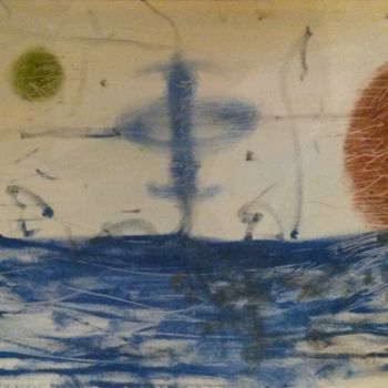 Painting titled "The day before" by Pascal Van Der Heijden, Original Artwork, Acrylic