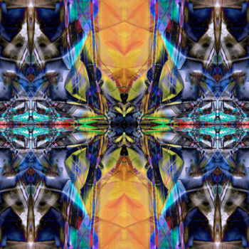 Arts numériques intitulée "Namaminanda Giallo" par M. Rignol Rogliano, Œuvre d'art originale, Photo montage