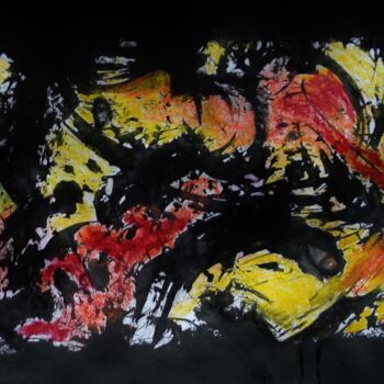 Painting titled "mouvement" by Francisco  Duart Mendes, Original Artwork, Ink